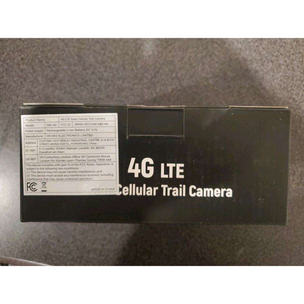 4G LTE Cellular Trail Camera Solar Powered (built In Sim Card) Two Way Talk! - Picture 2 of 5
